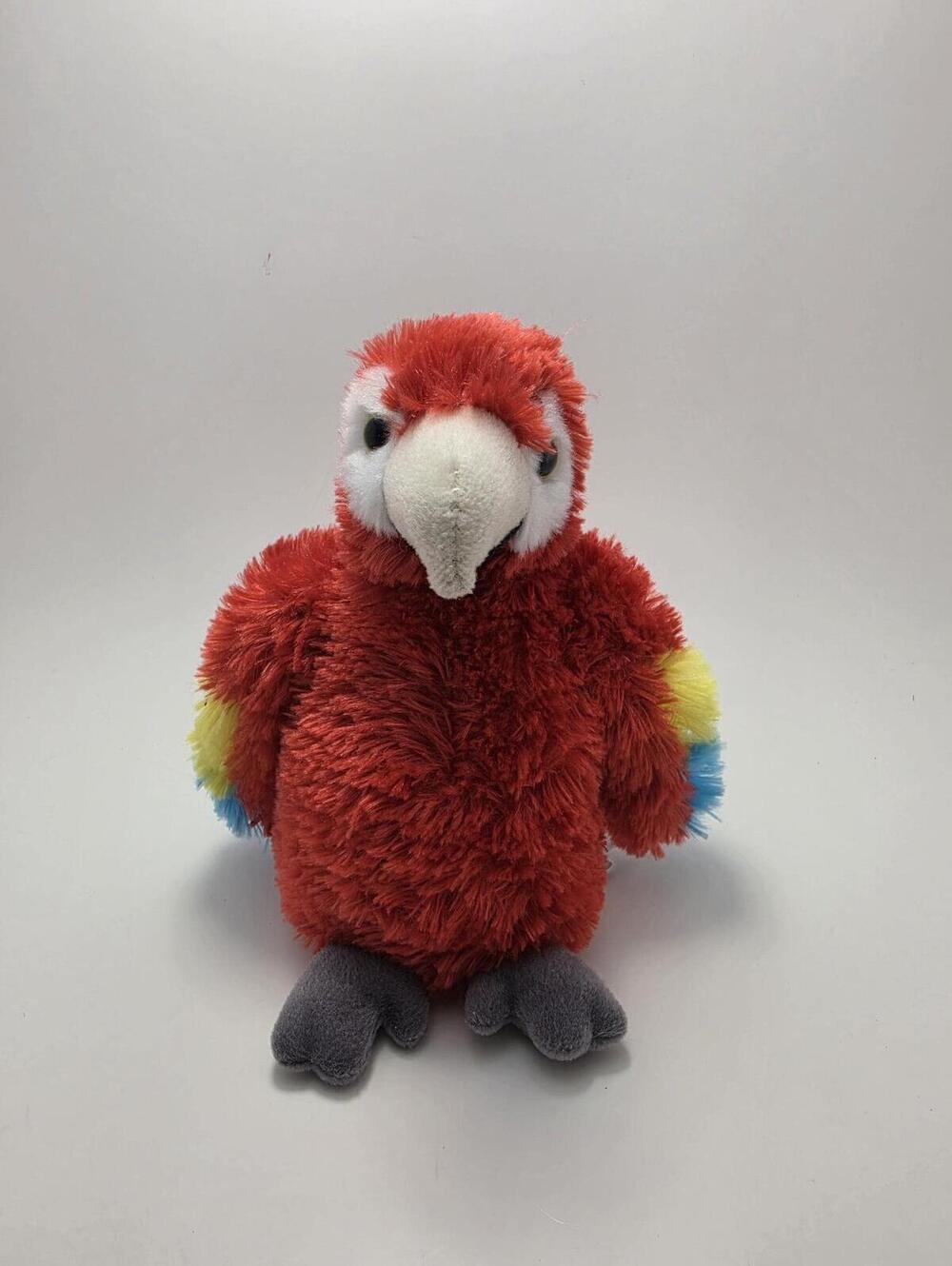 Aurora Mini Flopsie Scarlet Macaw Parrot (8 inch)